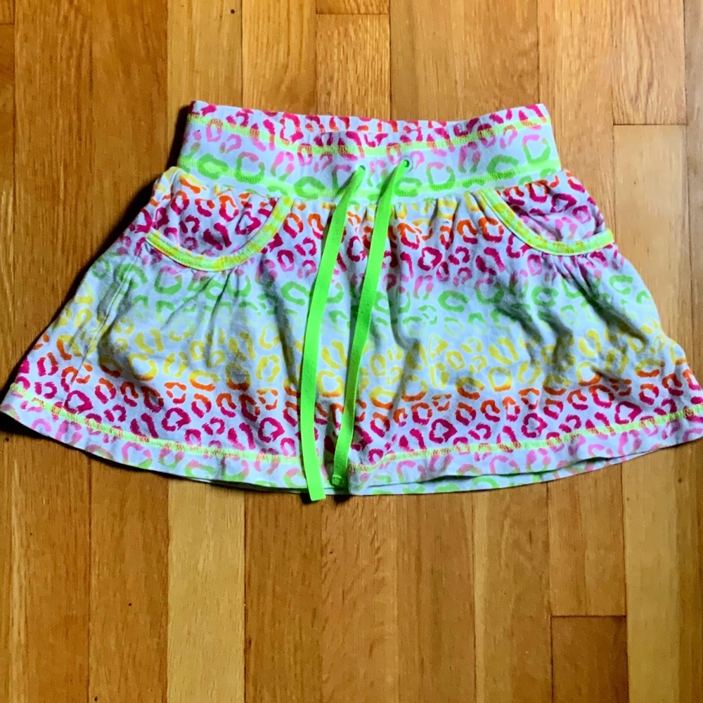Girls Justice colorful mini skirt
